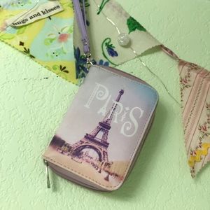 Pastel Eiffel Tower wallet.